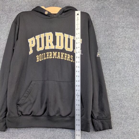 Colosseum Athletics Men's Purdue Boilermakers Hoodie Black Small Embroidered - Picture 12 of 14